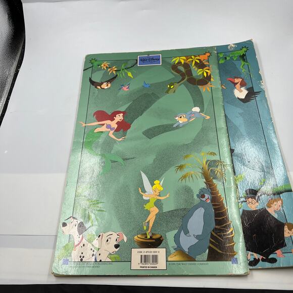 The Walt Disney Treasure Chest 1991 2 Oversized Books Jungle Book Bambi - Picture 9 of 14